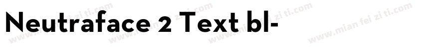 Neutraface 2 Text bl字体转换